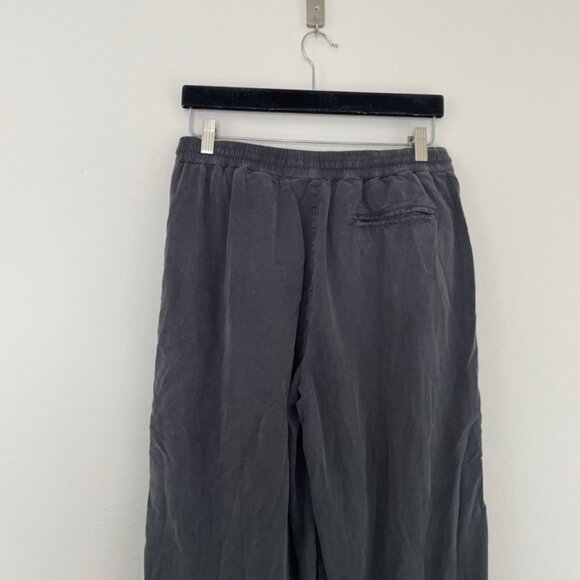 Aerie Charcoal Gray High Rise Wide Leg Lyocell Pants Size Small - Picture 7 of 7